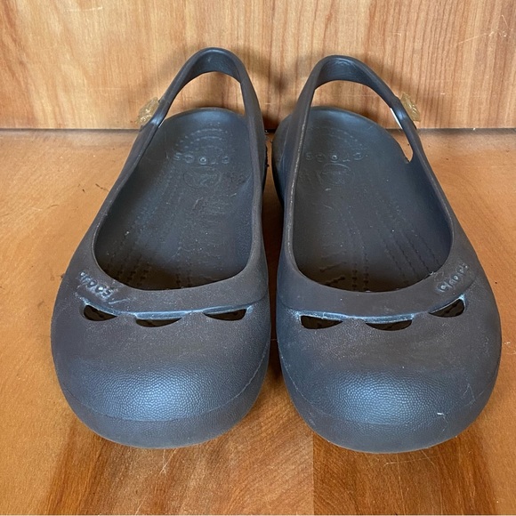 Womens 6 Crocs Kadee Flats Brown TSS0681 - Picture 2 of 8